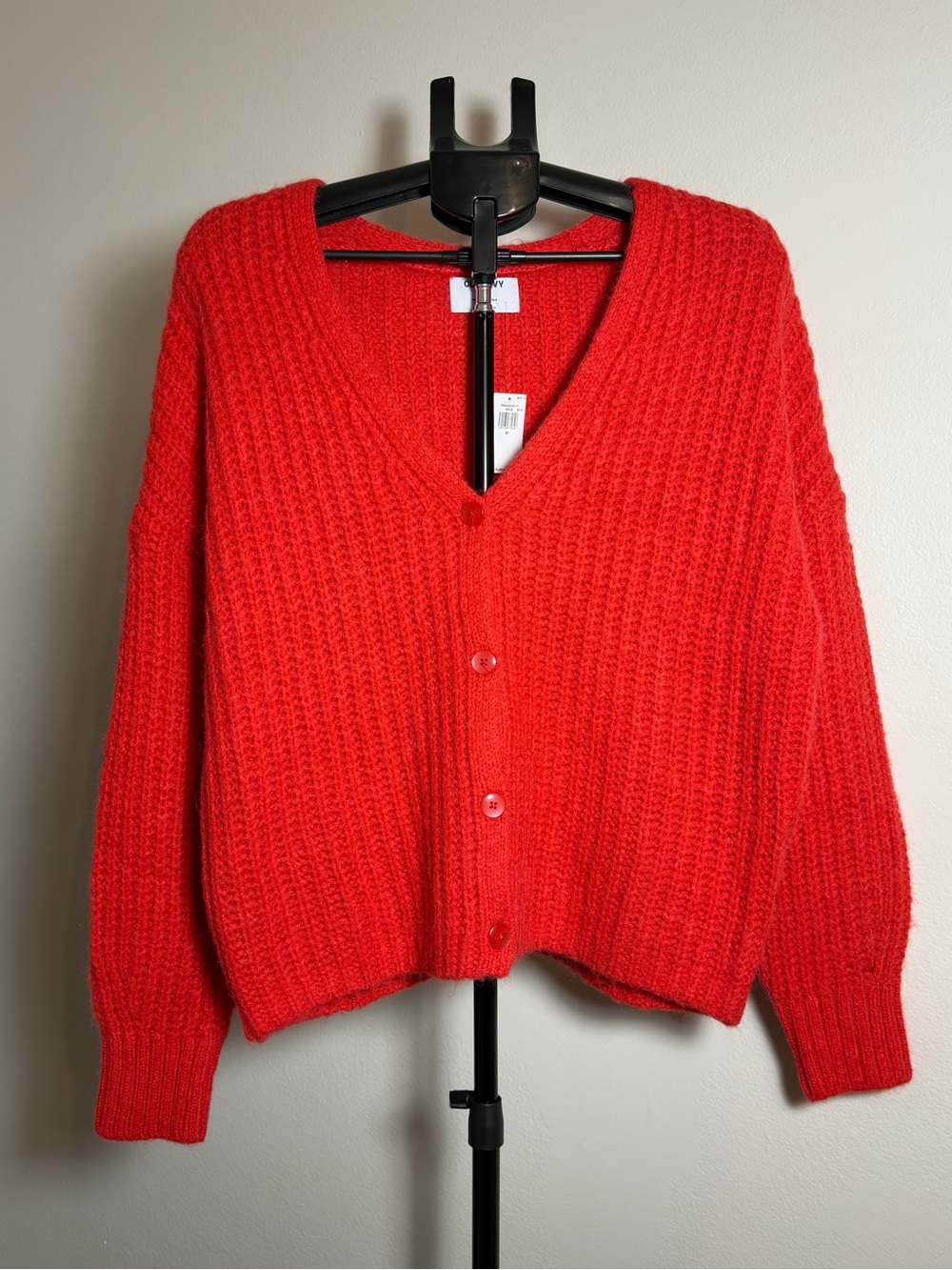 Cozy Wool Blend V-Neck Cardigan